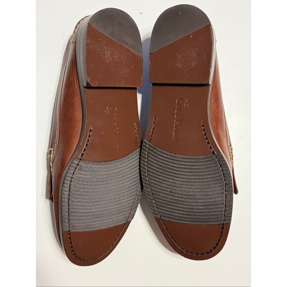 Cole Haan Size 9.5 Tassled Kiltie Loafers Brown Leather Classic Comfort Shoes main image 6